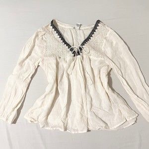 Cottagecore cotton blouse